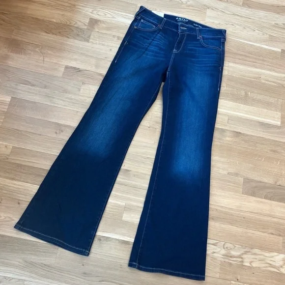 Arait Ladies Ultra Stretch Perfect Rise Katie Flare Jeans 31R - Picture 4 of 16